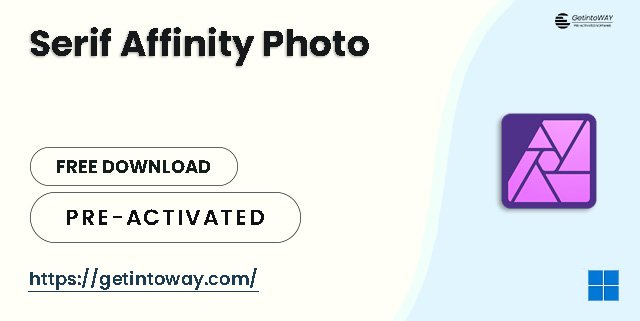 Serif Affinity Photo Pre-Activated