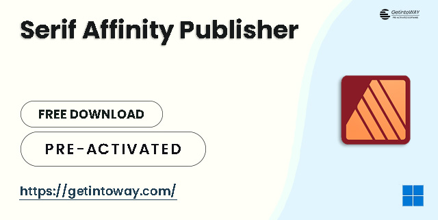 Serif Affinity Publisher Pre-Activated