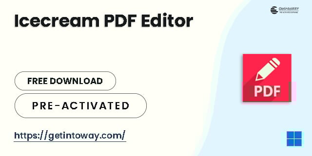 Icecream PDF Editor Pre-Activated