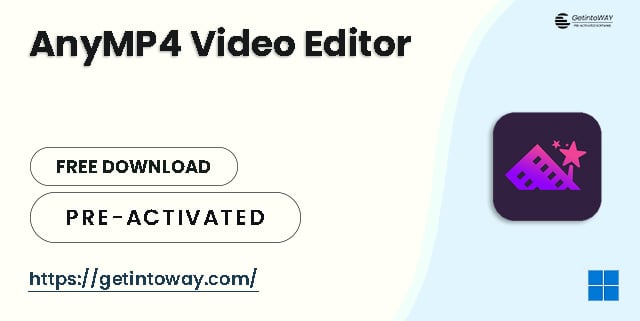 AnyMP4 Video Editor Pre-Activated