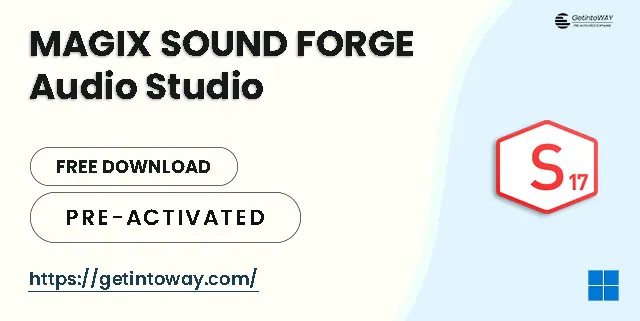 MAGIX SOUND FORGE Audio Studio Pre-Activated