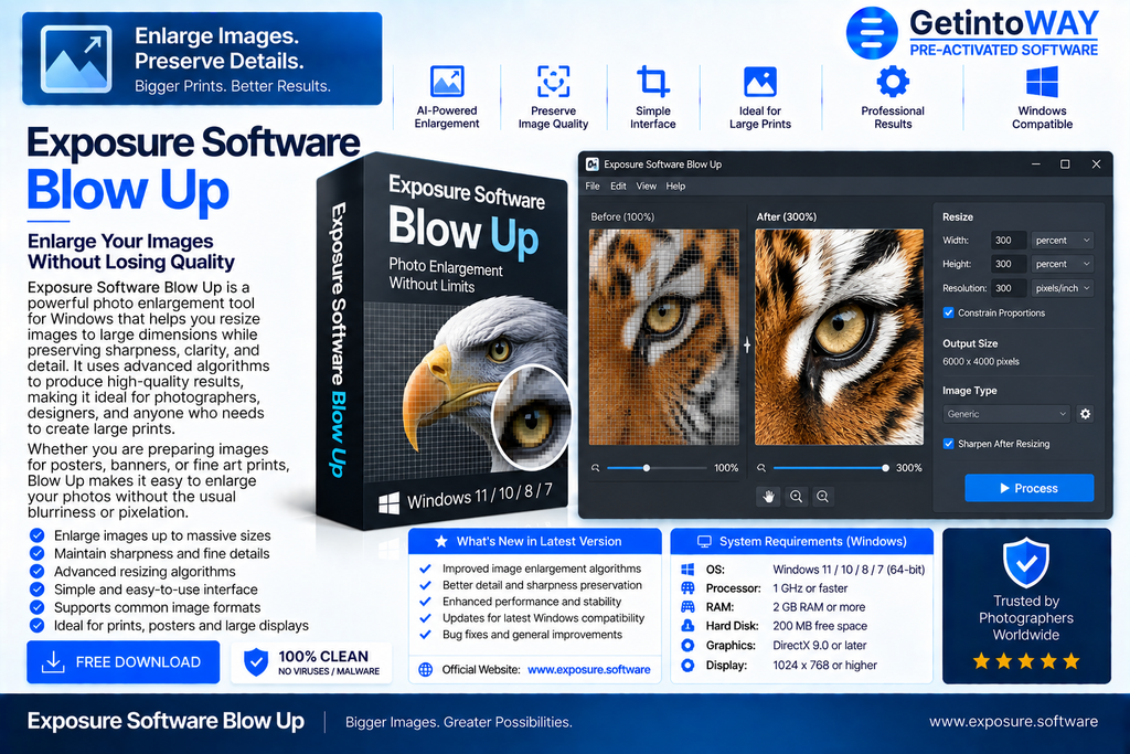 Exposure Software Blow Up Pre-Activated