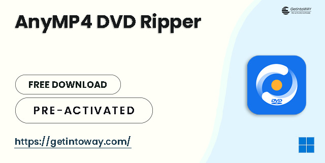 AnyMP4 DVD Ripper Pre-Activated
