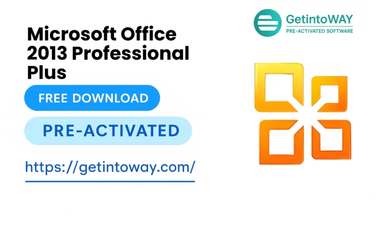 Microsoft Office 2013 Professional Plus Pre-Activated