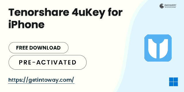 Tenorshare 4uKey for iPhone Pre-Activated
