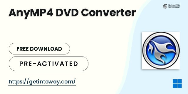 AnyMP4 DVD Converter Pre-Activated