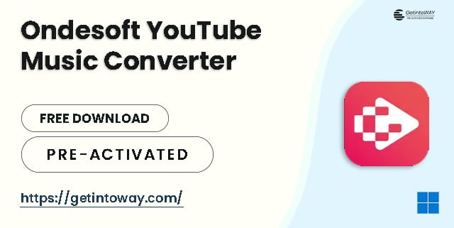 Ondesoft YouTube Music Converter 1.2.4 Ondesoft YouTube Music Converter Pre-Activated
