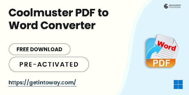Coolmuster PDF to Word Converter Pre-Activated