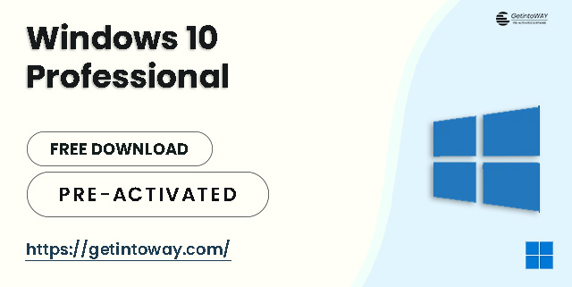 Windows 10 Professional Pre-Activated