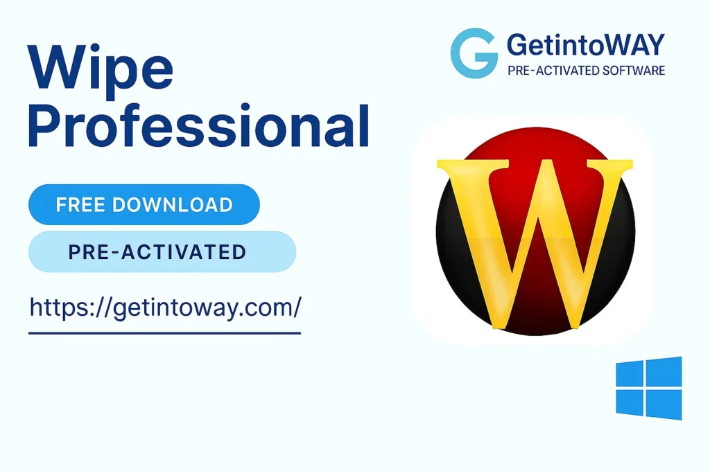 Download Wipe Professional full version (pre-activated)  