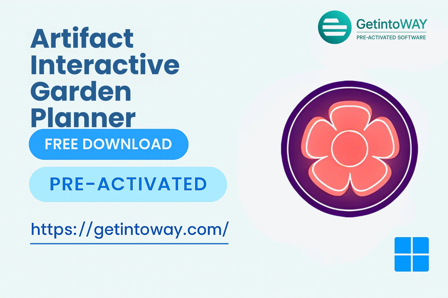 Artifact Interactive Garden Planner Pre-Activated