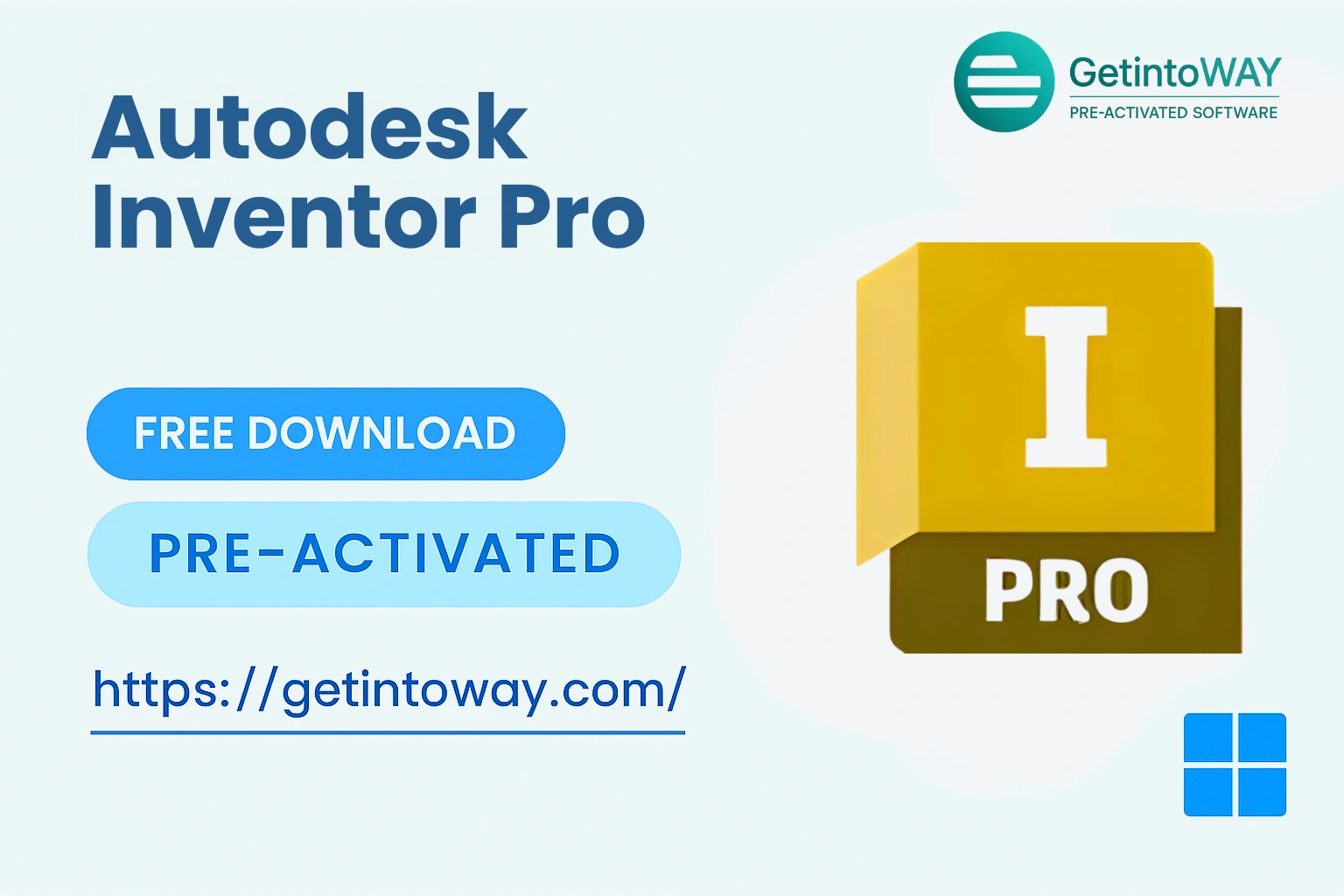 Autodesk Inventor Pro Pre-Activated