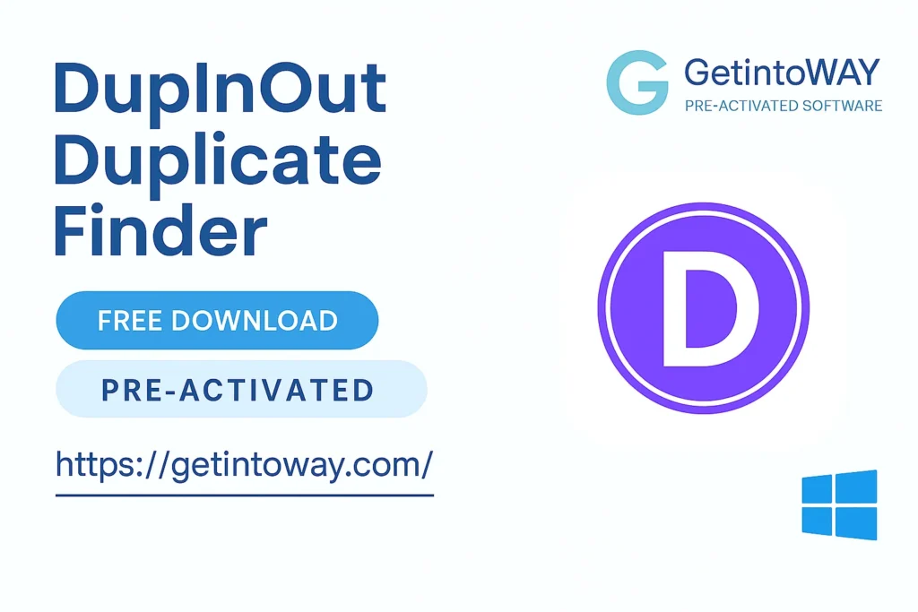 DupInOut Duplicate Finder 1.1.3.7 Download DupInOut Duplicate Finder full version (pre-activated)