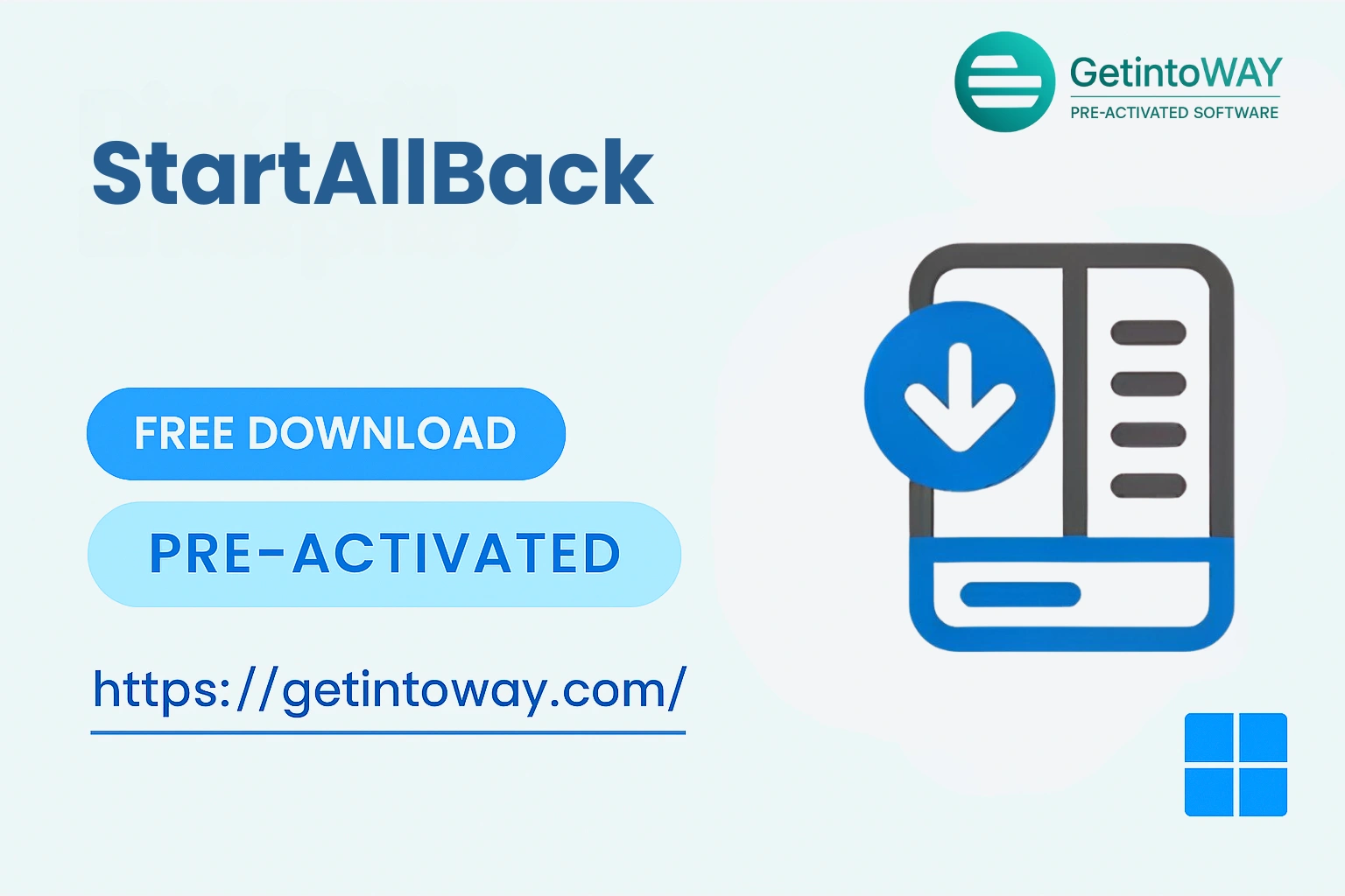 Download StartAllBack Pre-Activated