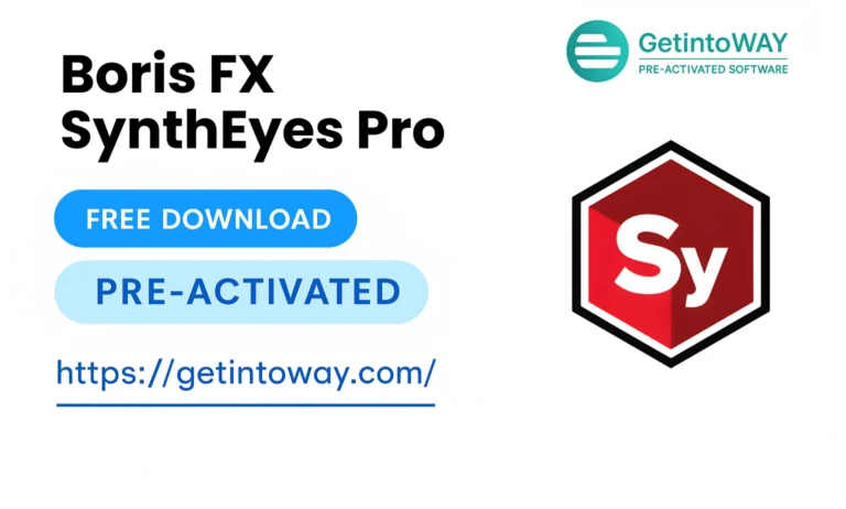 Boris FX SynthEyes Pro Pre-Activated