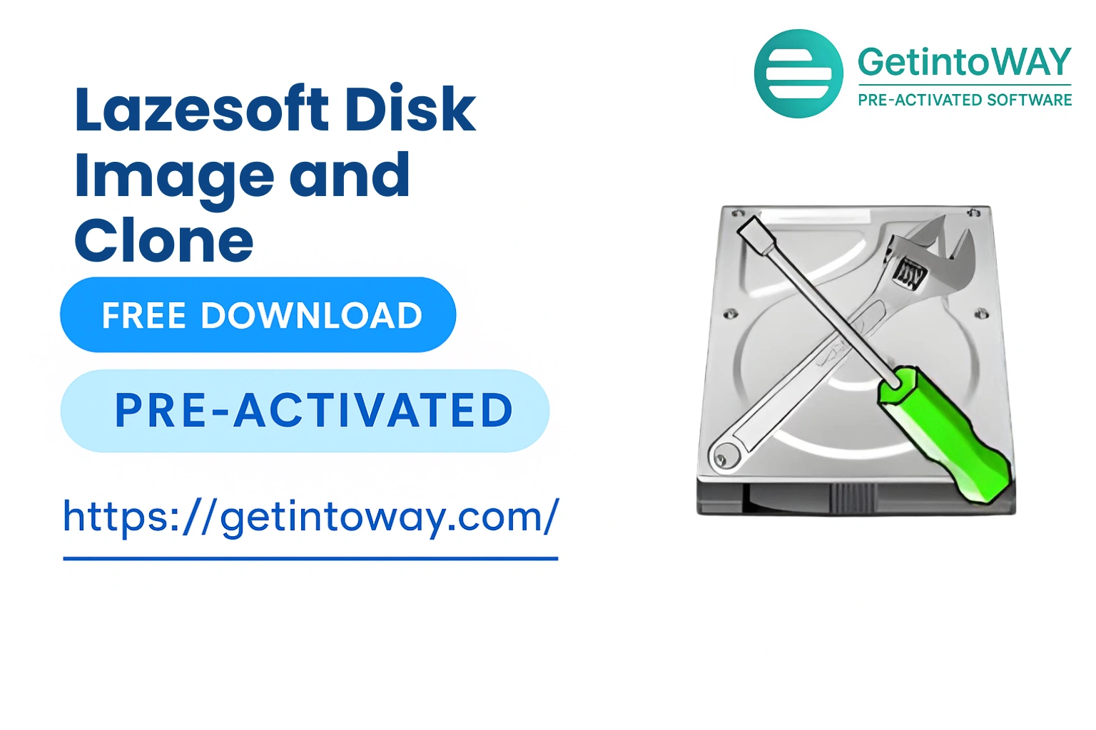 Lazesoft Disk Image and Clone Pre-Activated