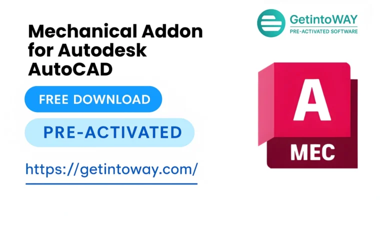 Mechanical Addon for Autodesk AutoCAD Pre-Activated