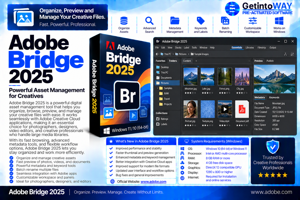 Adobe Bridge Pre-Activated