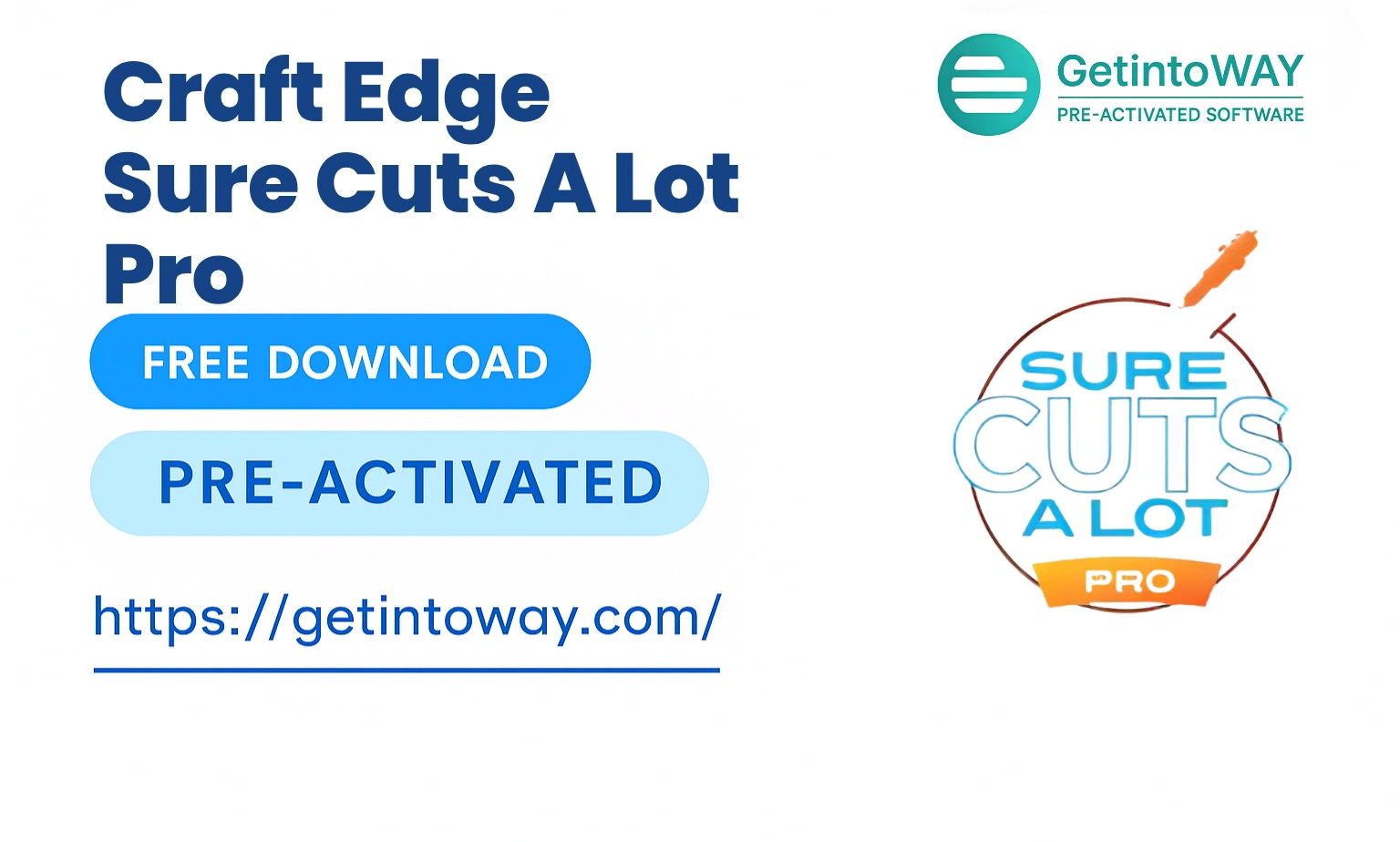 Craft Edge Sure Cuts A Lot Pro 6.077 Craft Edge Sure Cuts A Lot of Pro Pre-Activated