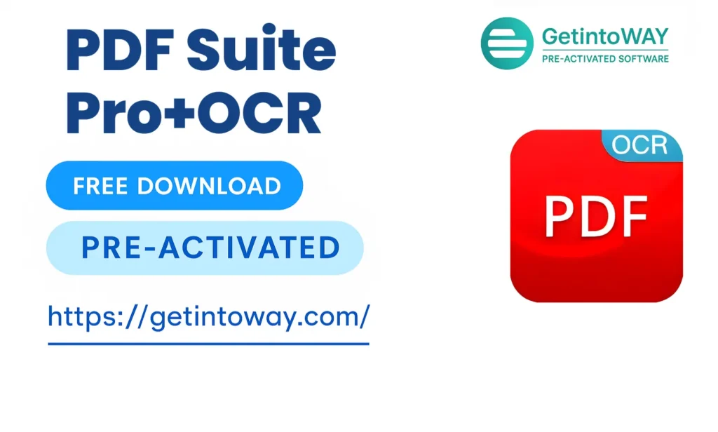 PDF Suite Pro+OCR Pre-Activated
