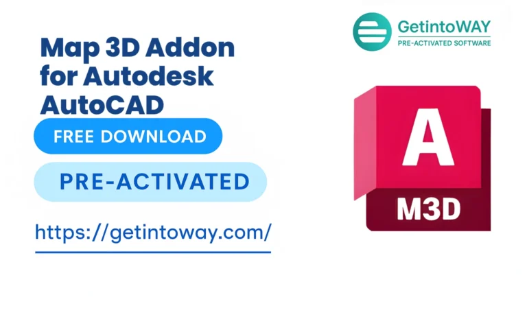 Map 3D Addon for Autodesk AutoCAD Pre-Activated