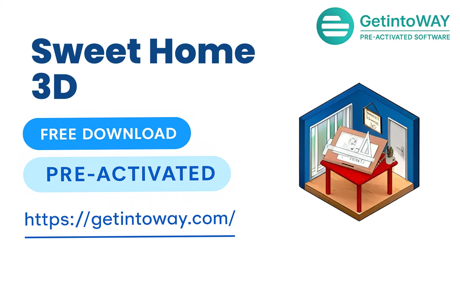 Sweet Home 3D 7.6.6.1587 Sweet Home 3D Pre-Activated