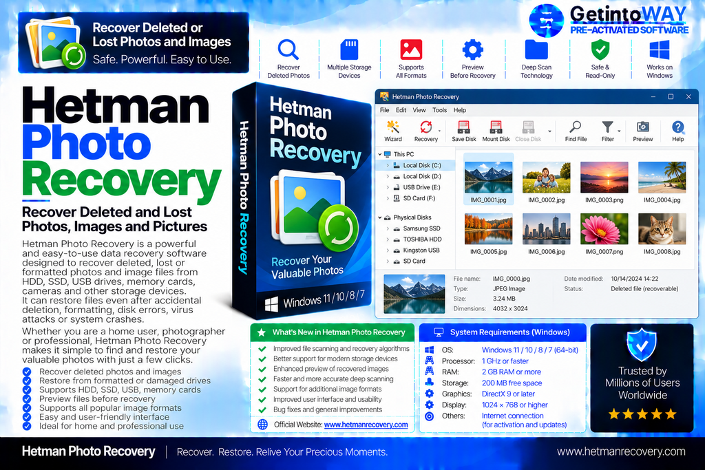 Hetman Photo Recovery 7.3 Hetman Photo Recovery Pre-Activated