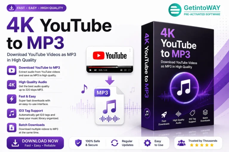 4K YouTube to MP3 Pre-Activated