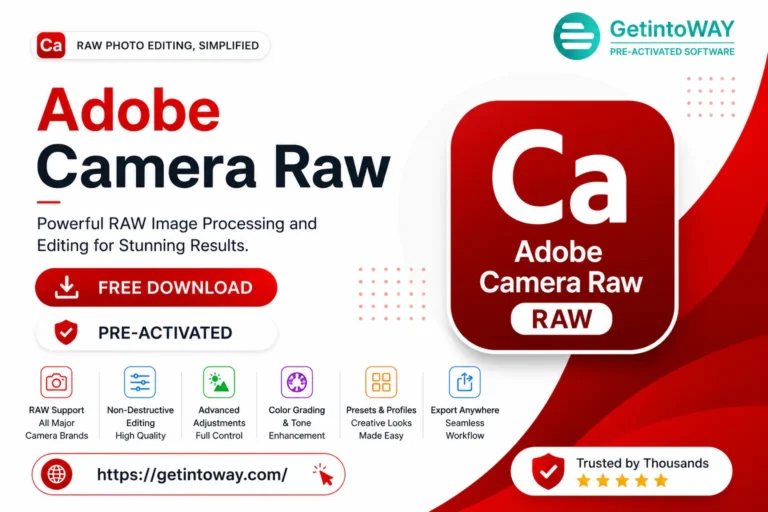 Adobe Camera Raw Pre-Activated