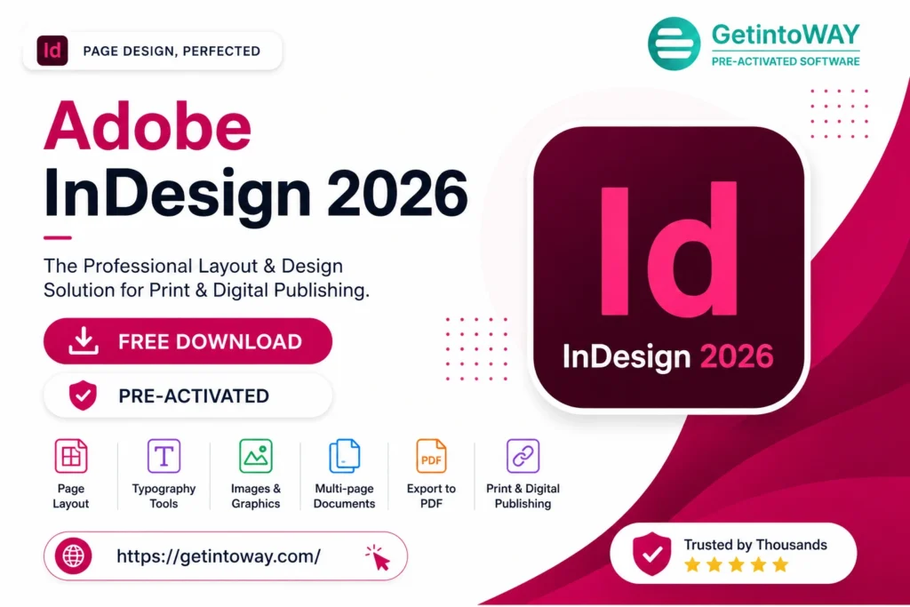 Adobe InDesign 2026 21.6 Adobe InDesign 2026 Pre-Activated
