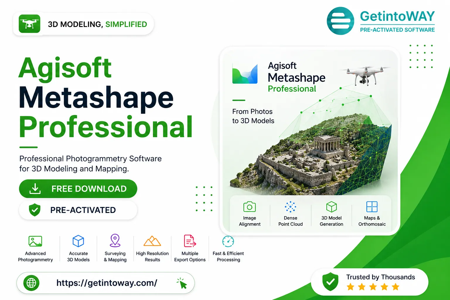 Agisoft Metashape Professional 2.3.2 Build 22626 Agisoft Metashape Professional Pre-Activated