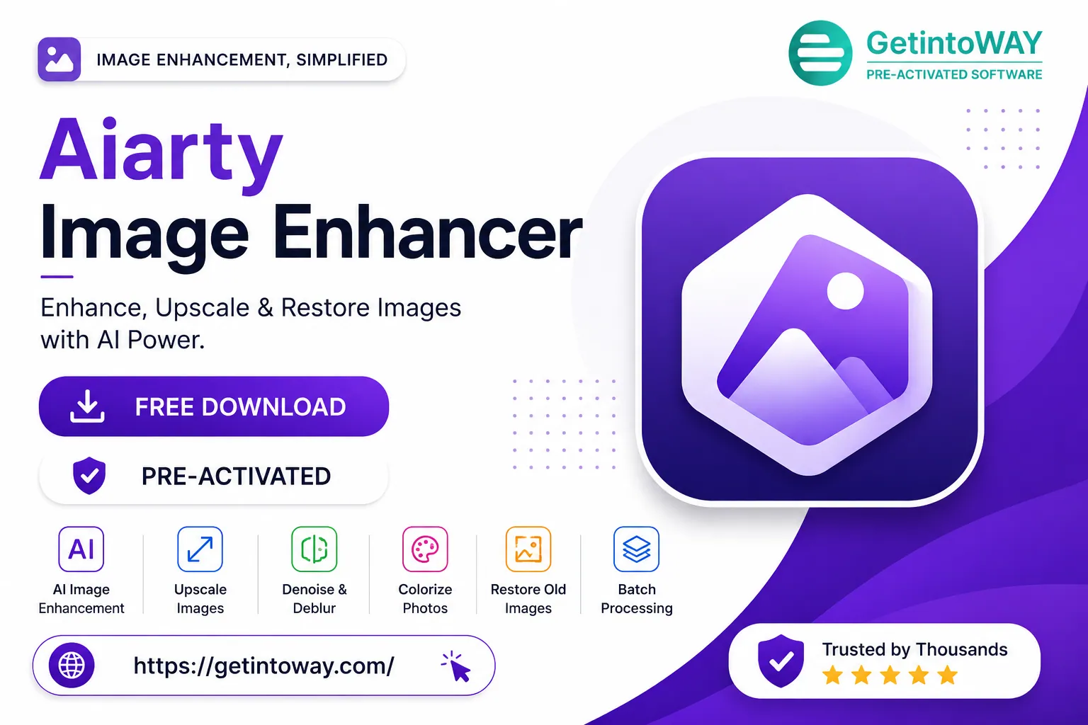 Aiarty Image Enhancer 3.13 Aiarty Image Enhancer Pre-Activated