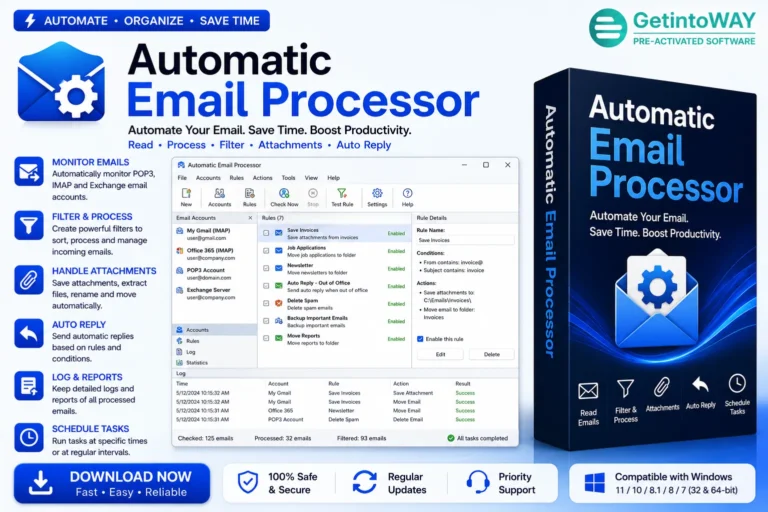 Automatic Email Processor Pre-Activated