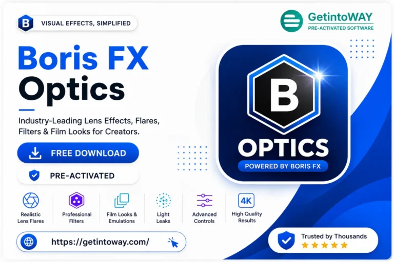 Boris FX Optics Pre-Activated