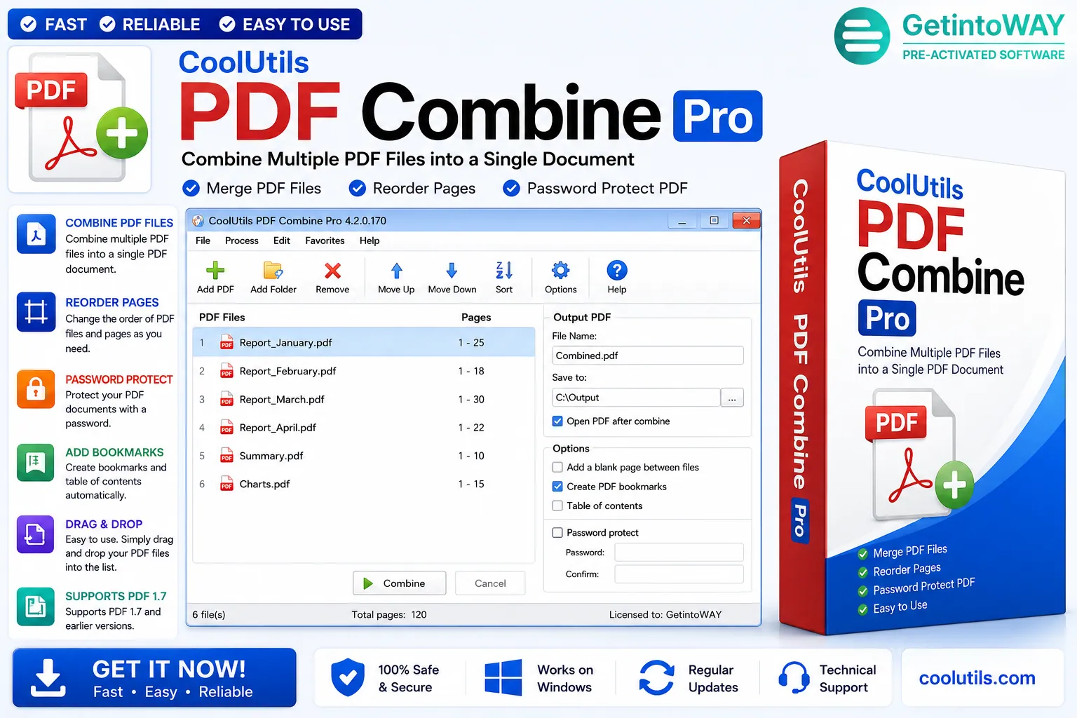 CoolUtils PDF Combine Pro 4.2.0.198 CoolUtils PDF Combine Pre-Activated