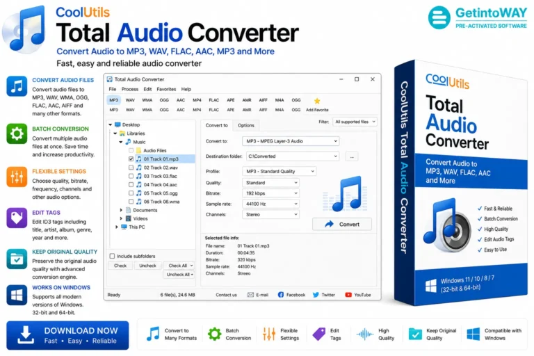 CoolUtils Total Audio Converter Pre-Activated