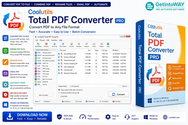 Coolutils Total PDF Converter Pre-Activated