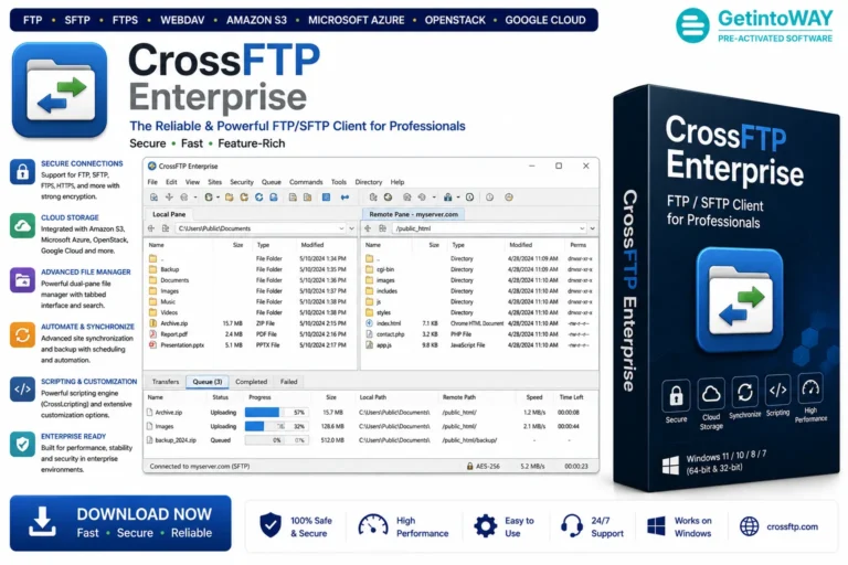 CrossFTP Enterprise Pre-Activated