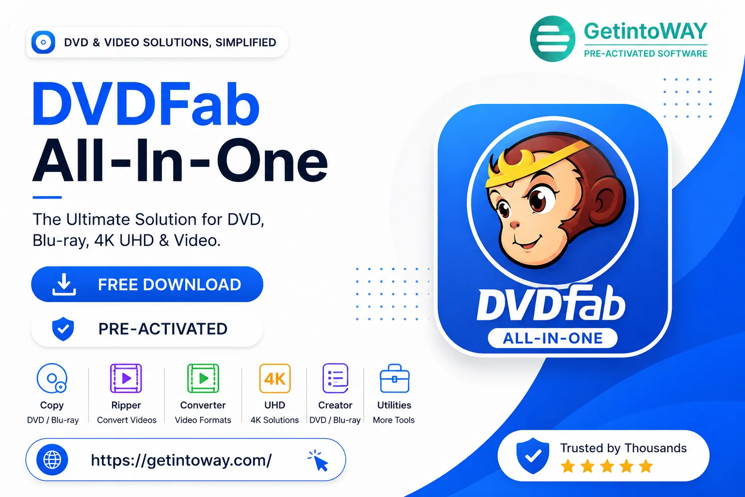 DVDFab All-In-One 13.0.6.6 DVDFab All-In-One Pre-Activated