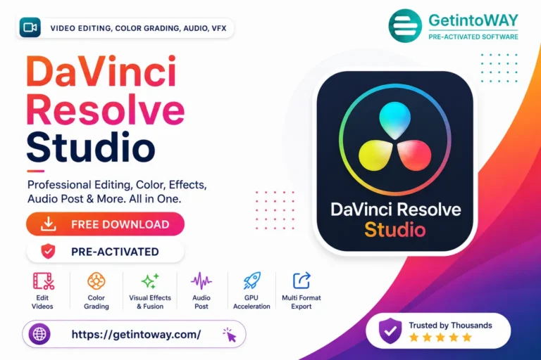 DaVinci Resolve Studio Pre-Activated