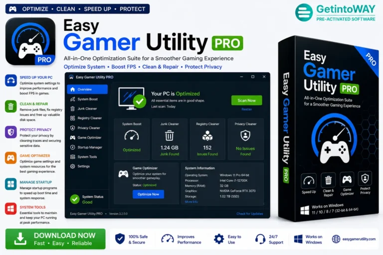 Easy Gamer Utility Pro Pre-Activated