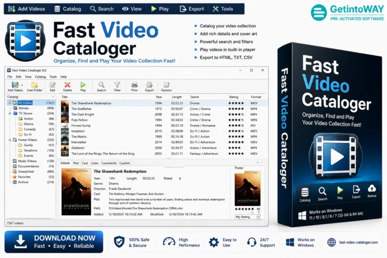 Fast Video Cataloger Pre-Activated