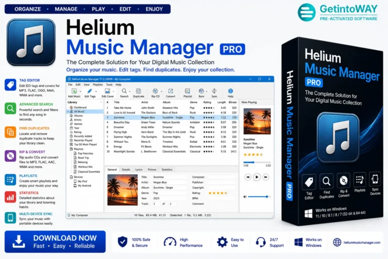 Helium Music Manager Pre-Activated
