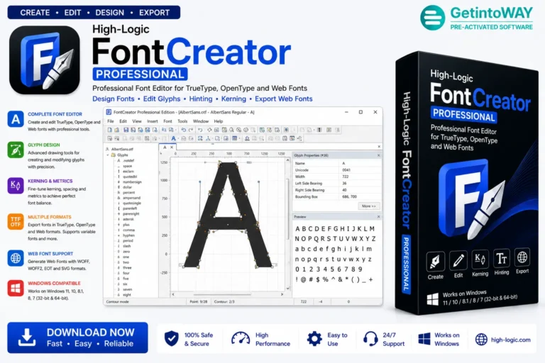 High-Logic FontCreator Professional Pre-Activated