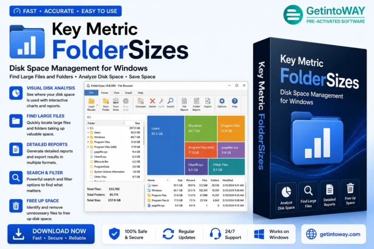 Key Metric FolderSizes Pre-Activated