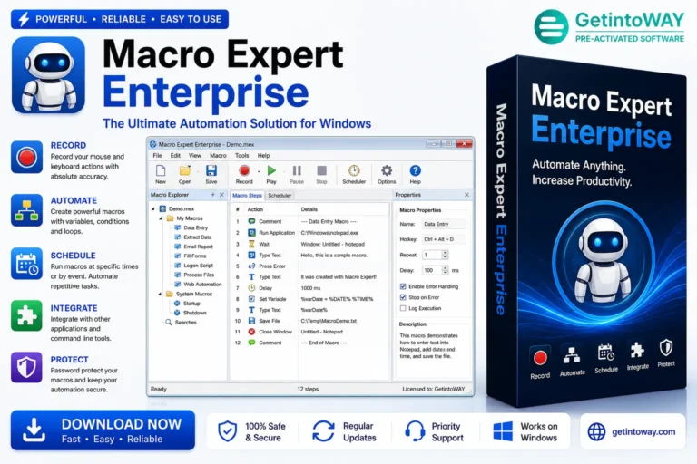 Macro Expert Enterprise Pre-Activated