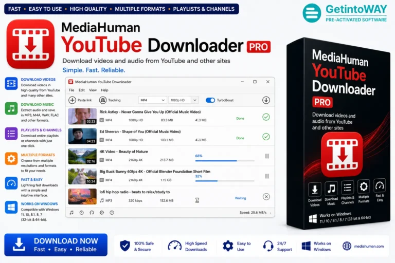 Download MediaHuman YouTube Downloader full version (pre-activated)