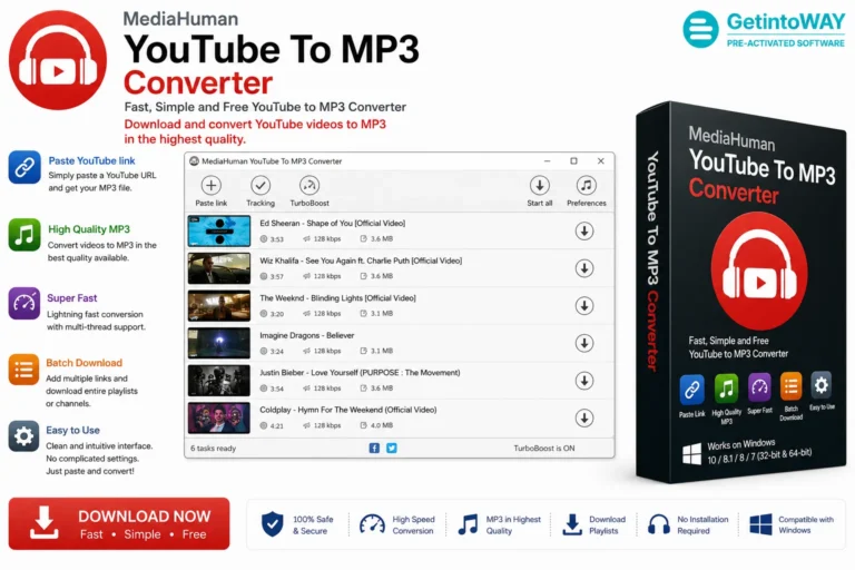MediaHuman YouTube To MP3 Converter Pre-Activated