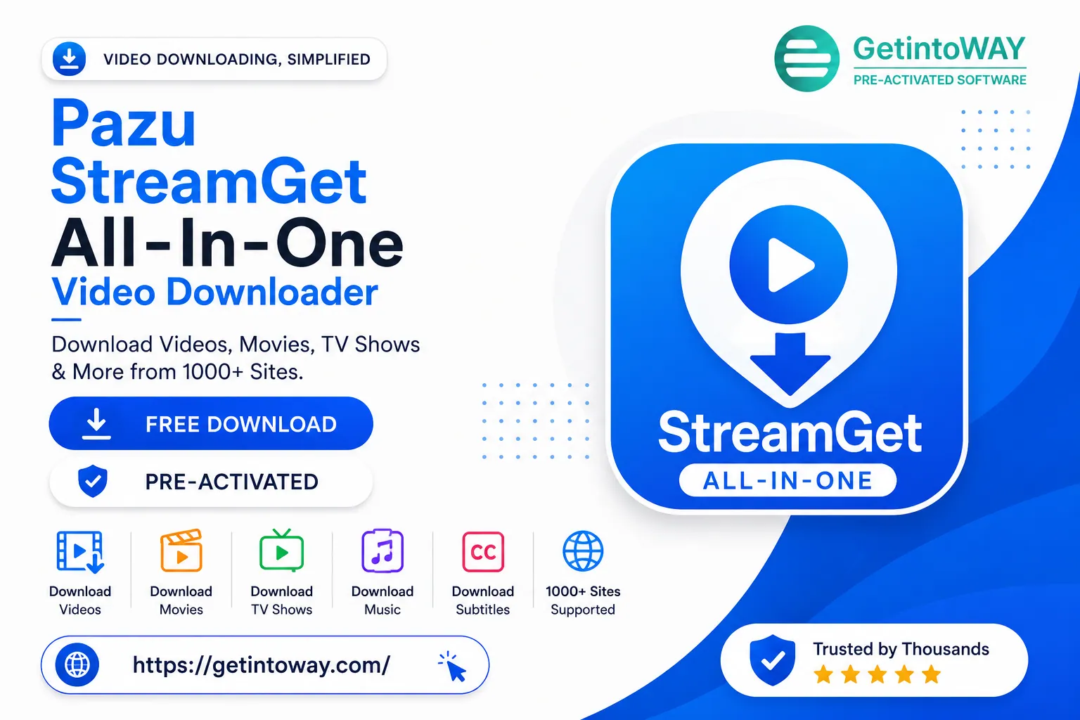 Pazu StreamGet All-In-One Video Downloader 3.2.4 Pazu StreamGet All-In-One Video Downloader Pre-Activated