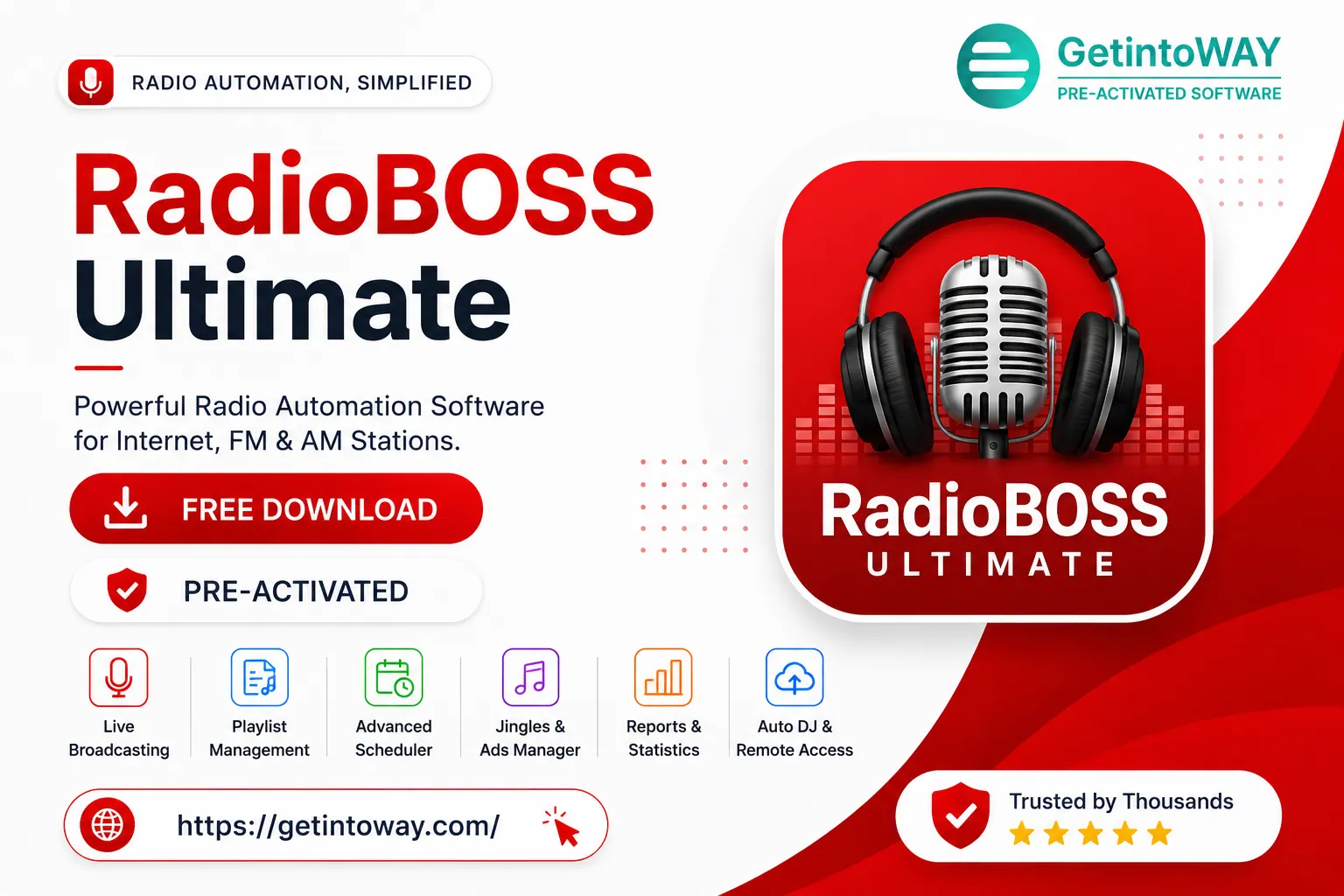 RadioBOSS Ultimate 7.2.4.0 RadioBOSS Ultimate Pre-Activated